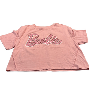 Barbie Pink Cropped Tee Medium